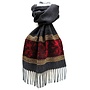 Calzeat of Scotland Celtic Alba Lion Red Jacquard Scarf