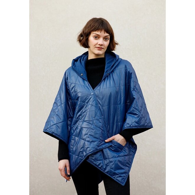 Puffer Rain Jacket (Navy)
