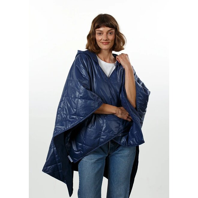 Puffer Rain Jacket (Navy)