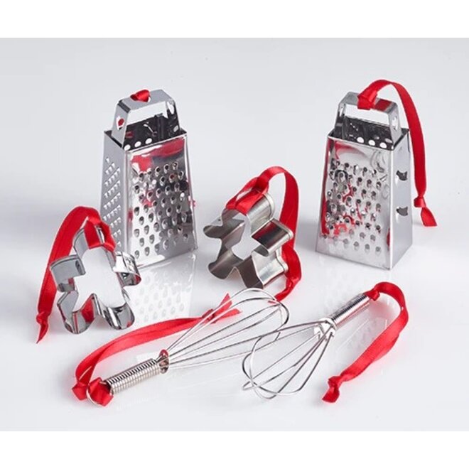 White & Silver Tree Christmas Crackers (Box of 6)