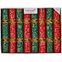Red and Green Bon Bon Mini Christmas Crackers (Box of 8)