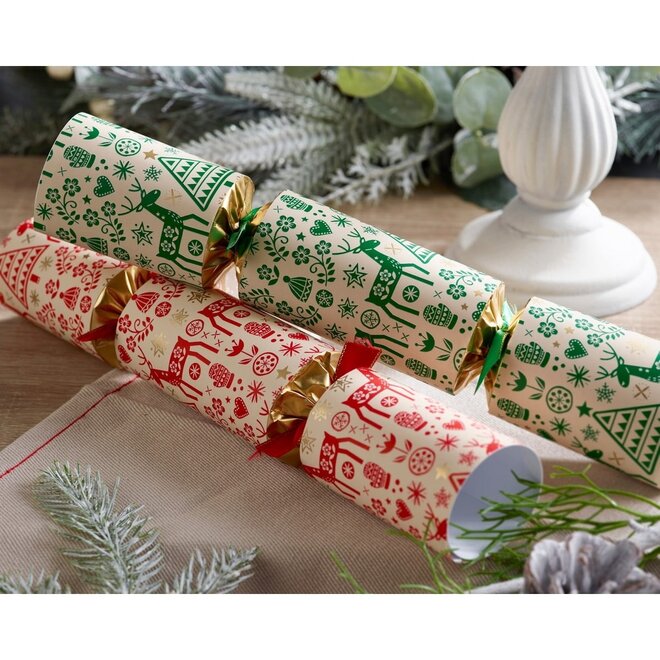 Festive Folklore Christmas Crackers (Box of 6)