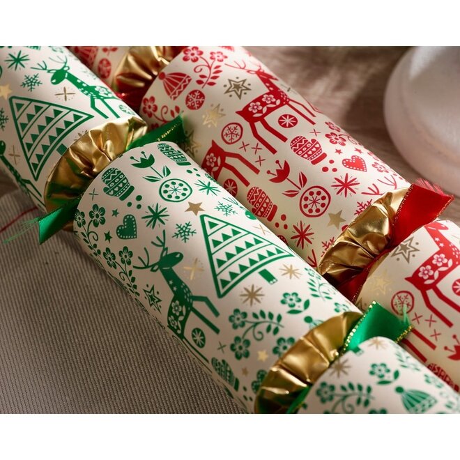 Festive Folklore Christmas Crackers (Box of 6)