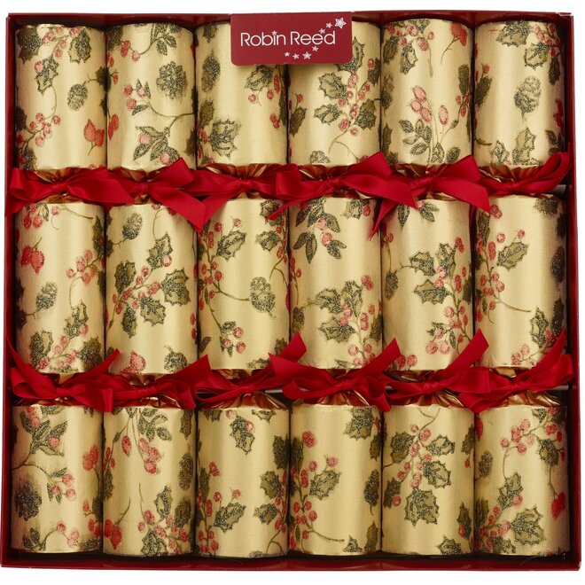 Berry Garland Christmas Crackers (Box of 6)