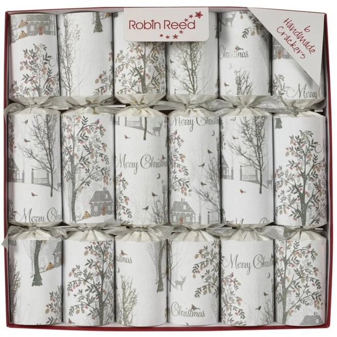 Ice Frost Christmas Crackers (Box of 6)