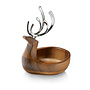 Nambé Holiday Reindeer Candy Dish