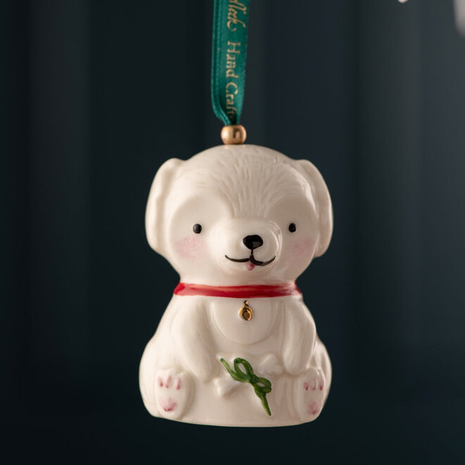 Belleek Classic Doggie Hanging Ornament