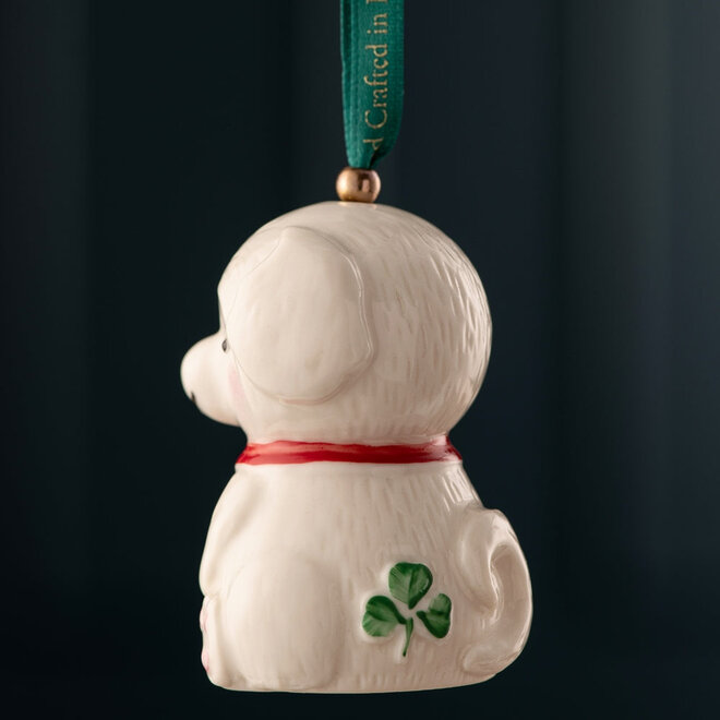 Belleek Classic Doggie Hanging Ornament