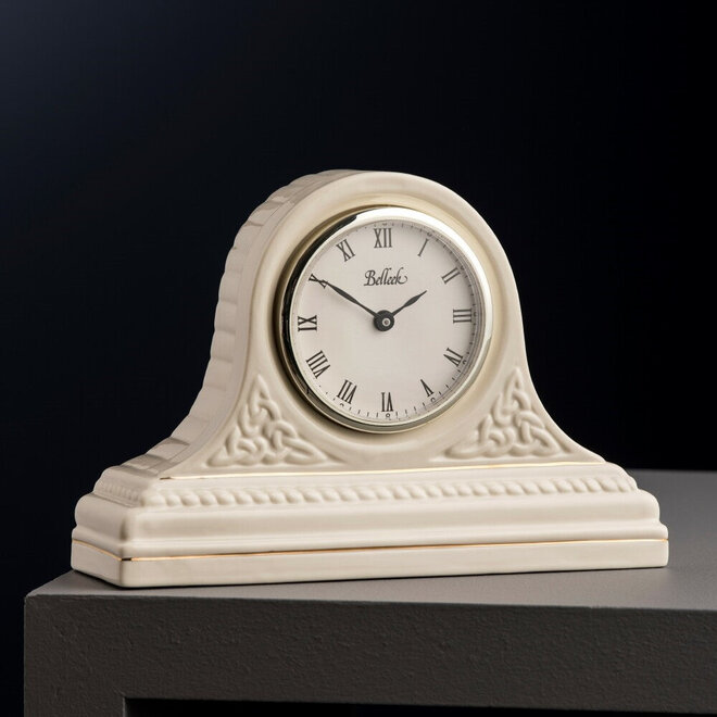 Belleek Celtic Mantel Clock