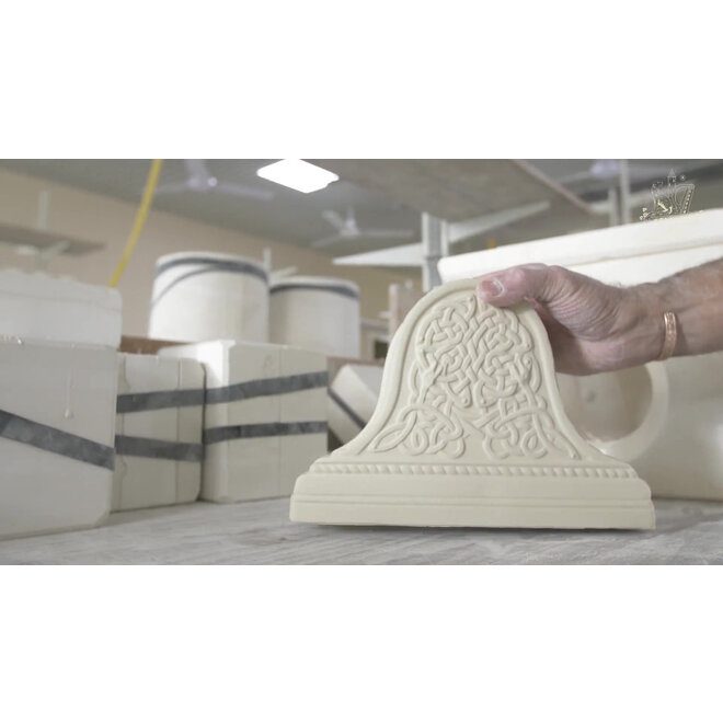 Belleek Celtic Mantel Clock