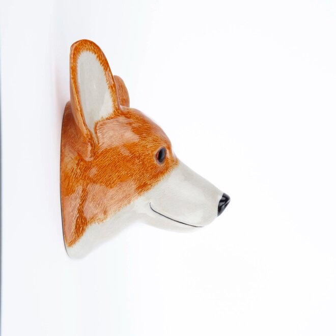 Quail Corgi Wall Vase Small