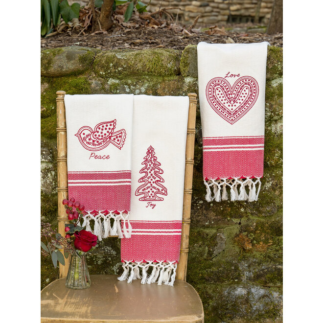 Love, Peace & Joy Tea Towel Bundle