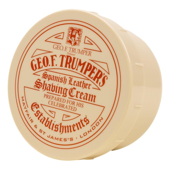 Spanish Leather Shaving Cream Pot