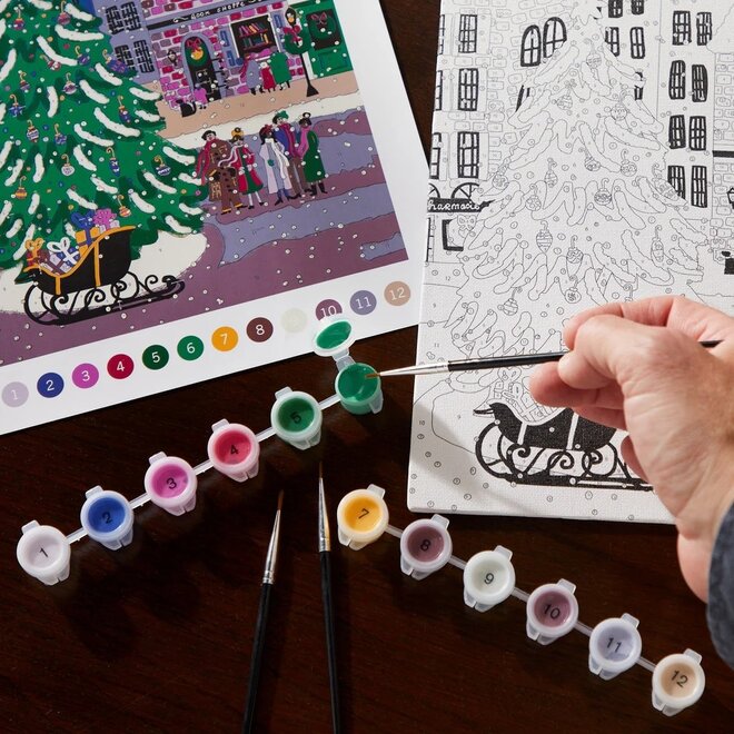 Joy Laforme Christmas Square Paint by Number Kit