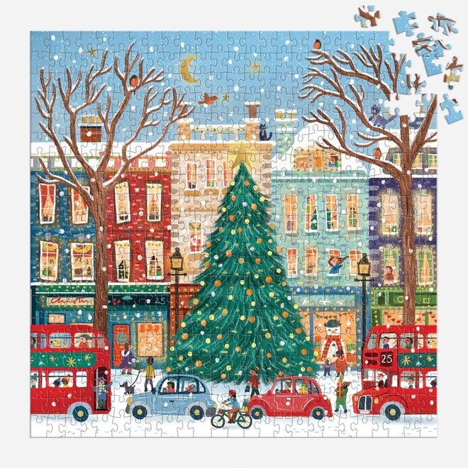 Tinsel City 500-Piece Puzzle