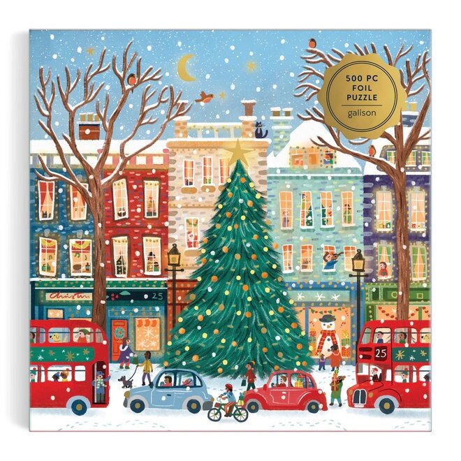 Tinsel City 500-Piece Puzzle
