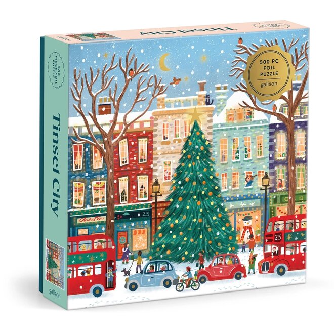Tinsel City 500-Piece Puzzle
