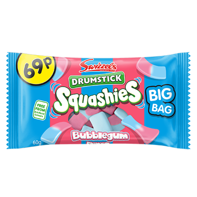 Swizzels Bubblegum Squashies 60g