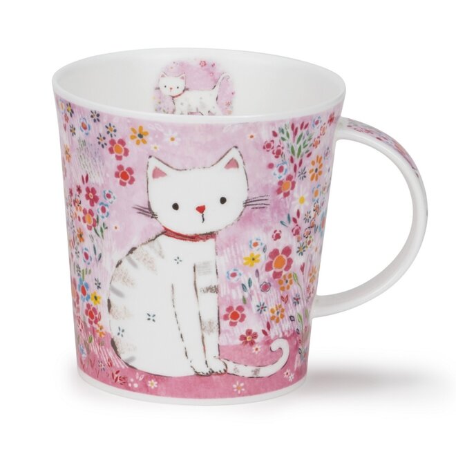 Lomond Pretty in Pink Cat Mug