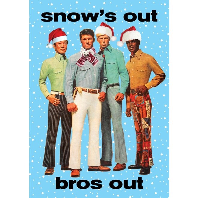 Bros Out Christmas Card