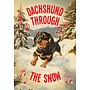 Dachshund Christmas Card