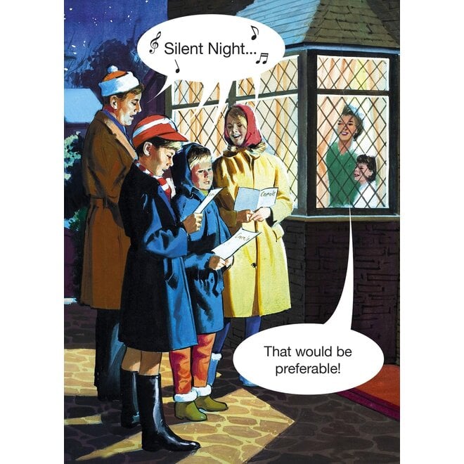 Silent Night Christmas Card
