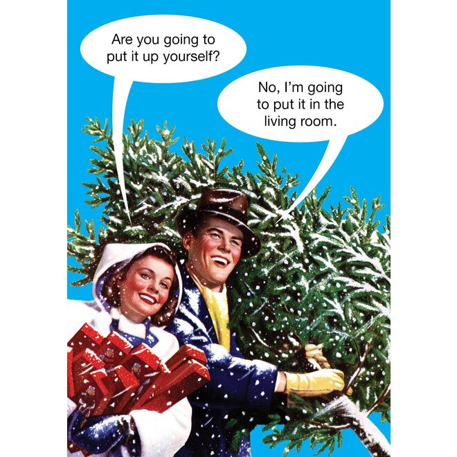 Up Yourself Christmas Card