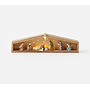 Lit Wood Nativity