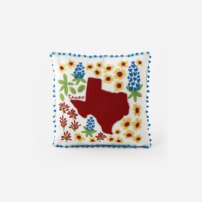 Texas in Bloom Pillow