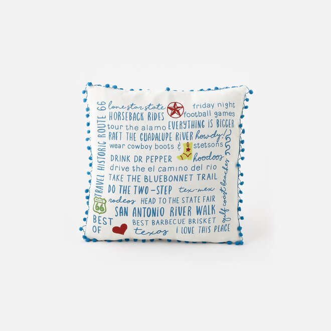 Texas in Bloom Pillow