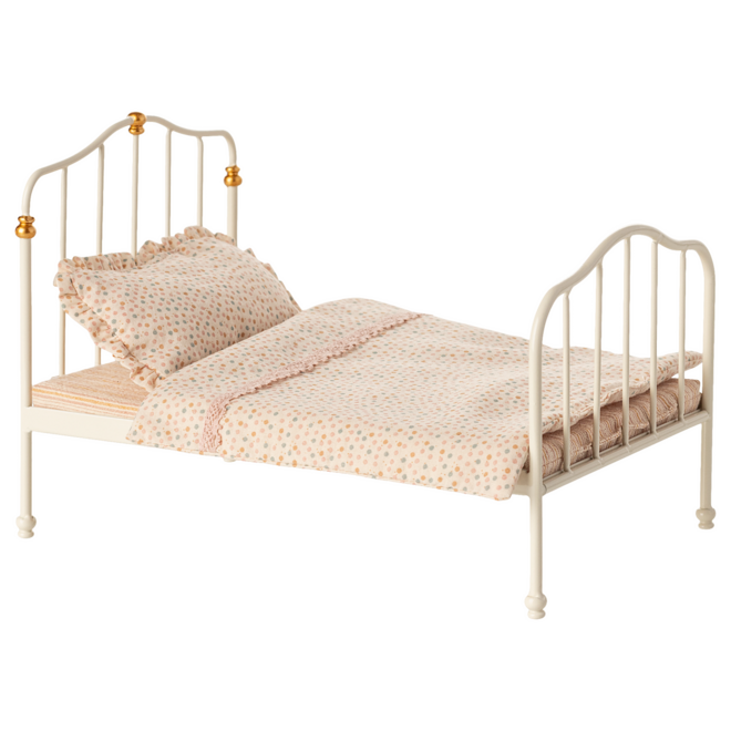 Vintage Bed, Mouse - Off-White