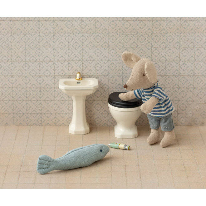 Bathroom Sink, Mouse - Off White