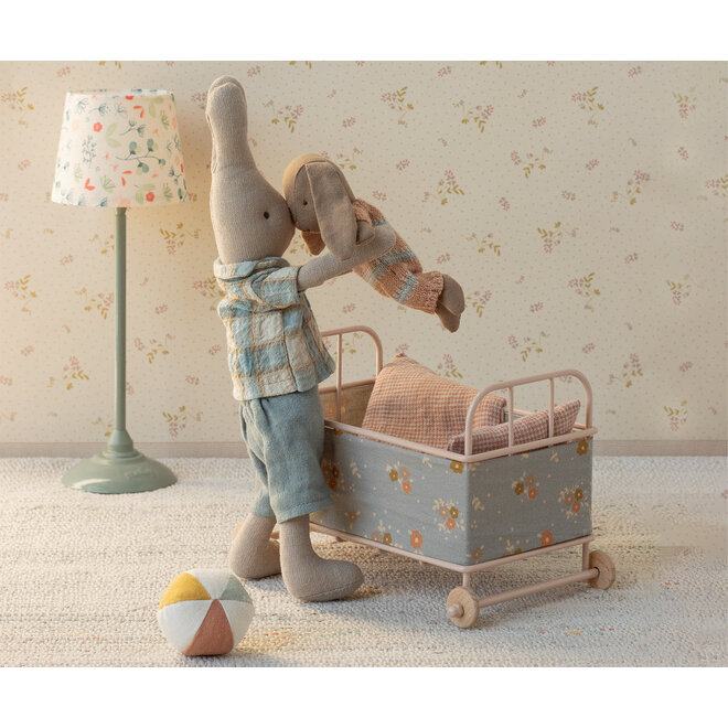 Bunny, Micro - Brown - Dusty Rose Knitted Suit