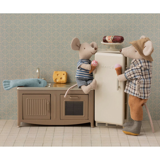 Metal Fridge, Mouse - Off White