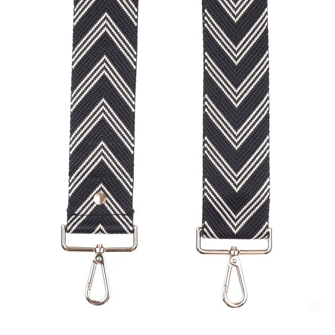 Black Chevron Strap