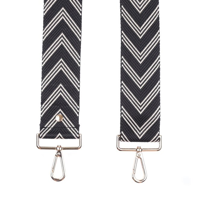 Black Chevron Strap