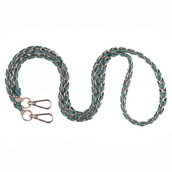 Strap Gold Chain Madeira Green Weave