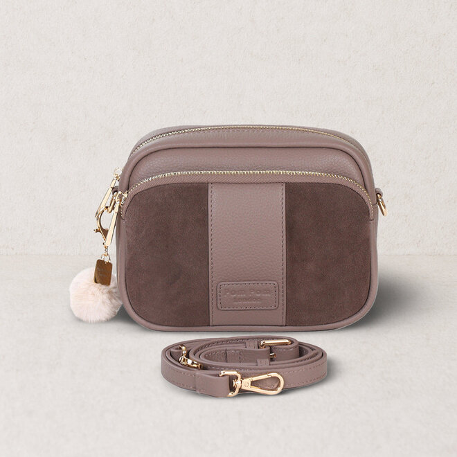 Mocha Suede & Leather Original Bag