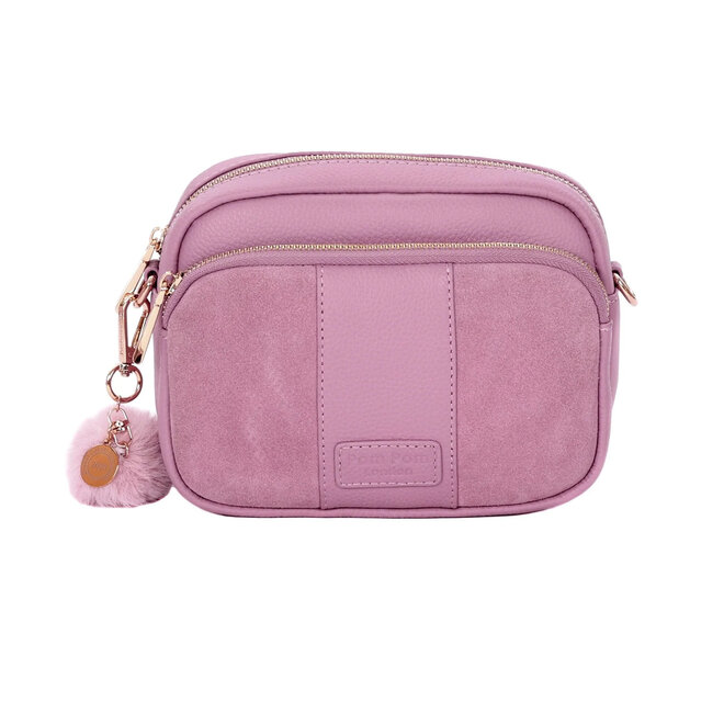 Pink Suede & Leather Original Bag