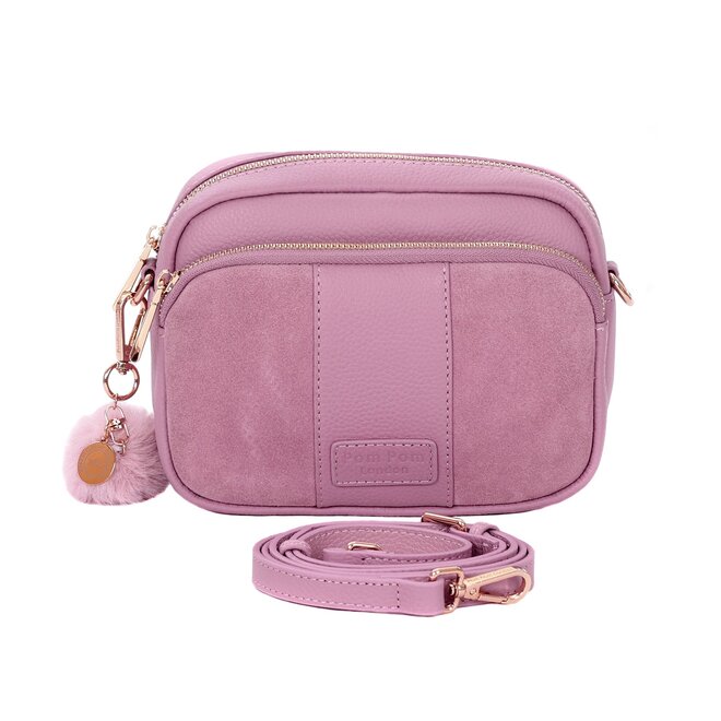 Pink Suede & Leather Original Bag