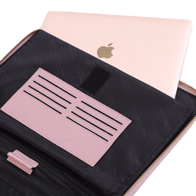 Metallic Pale Pink Laptop Sleeve