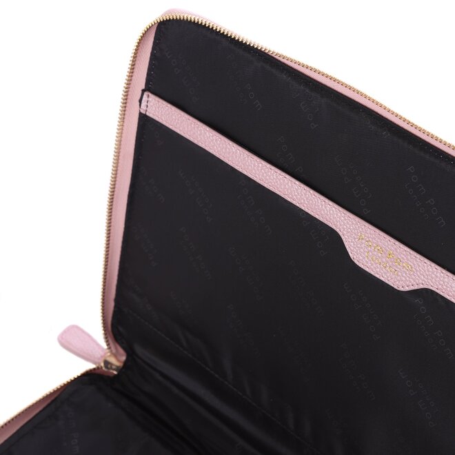 Metallic Pale Pink Laptop Sleeve