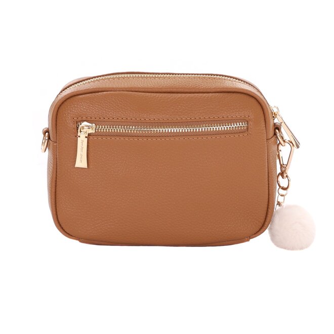 Maple Leather & Faux Fleece Original Bag