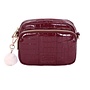 Claret Patent Croc Original Bag