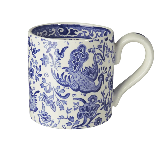 Blue Regal Peacock Mug