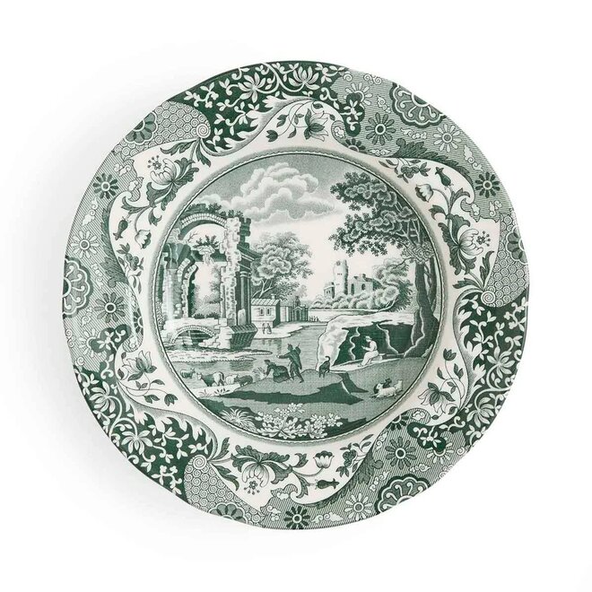 Green Italian Soup Plate