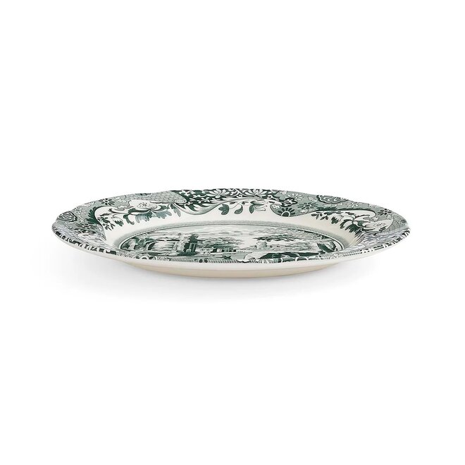 Green Italian Dinner Plate 10.5