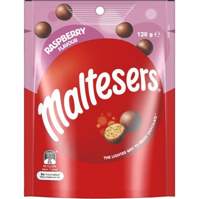 Maltesers Raspberry Snack & Share Bag 135g