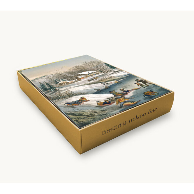 American Winter Scenes Morning Boxed Christmas Cards