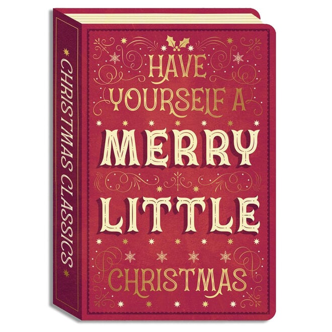 Merry Little Book Christmas Card